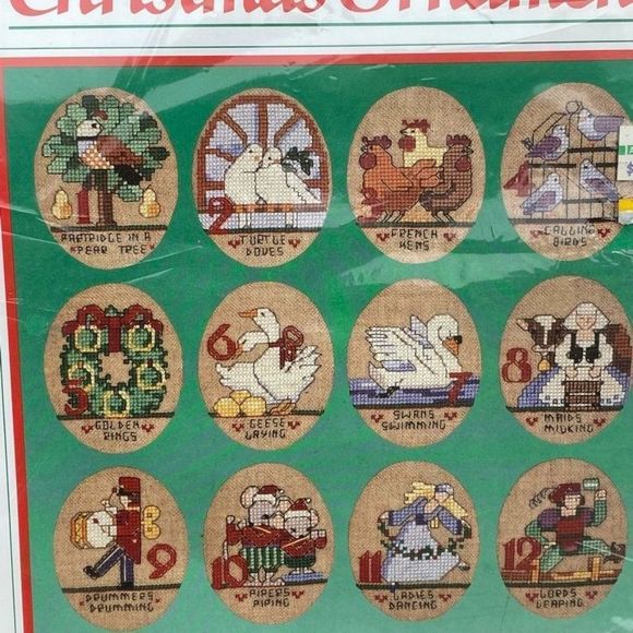 NFS Vintage Holiday Cross Stitch Art Crafting Bundle Patterns Kits Magazine - Picture 8 of 15